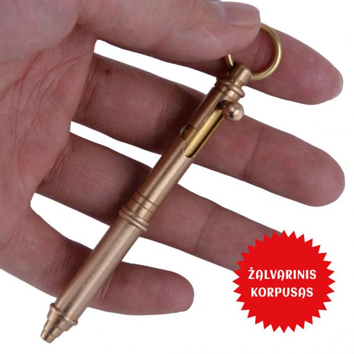 Mini kišeninis rašiklis - kokybiškas raktų pakabukas tušinukas