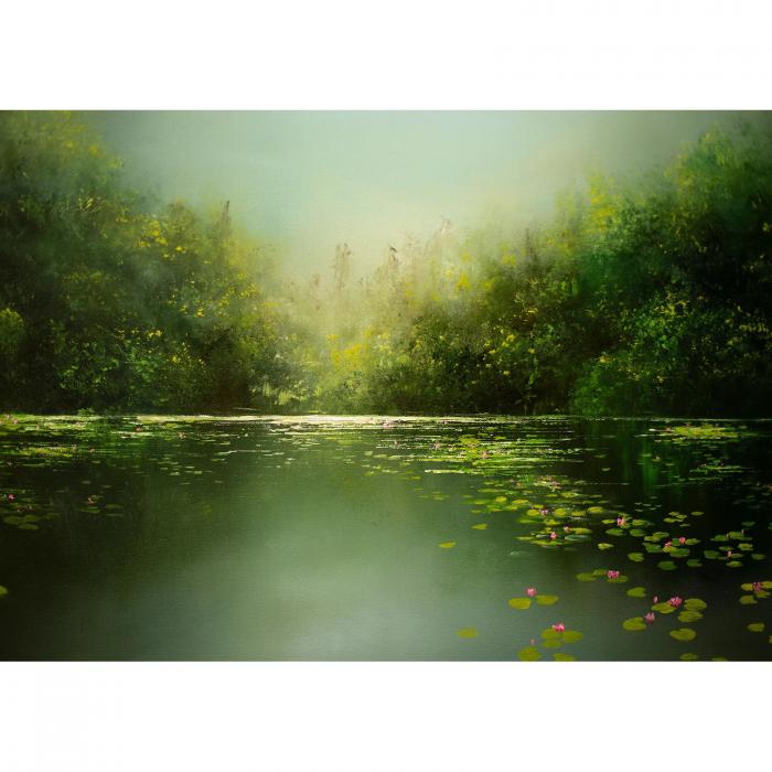 Dovana Tapytas dažais paveikslas - Pavasario Miegas - drobė, akrilas 80x80cm