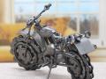 verslo orginalios idomios dovanos vyrams vyrui metalinis motociklas modelis modeliukas  3