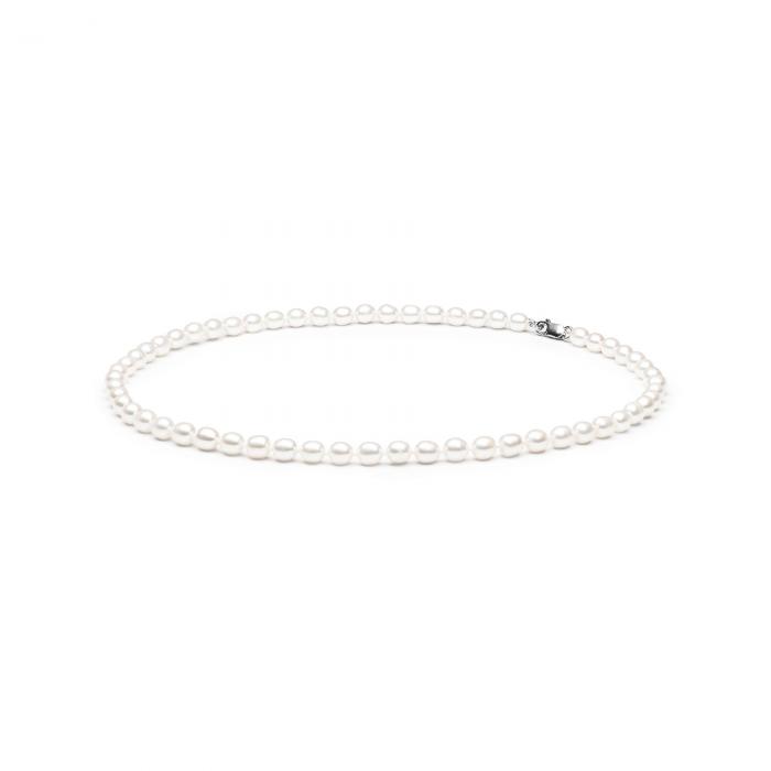 Natūralių perlų vėrinys - dovanos moterims - perlai 7mm, 38-50cm