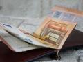 ruda vyriska USA amerikietiska pinigine is naturalios odos dovanos gimtadienio jubiliejaus vestuviu metiniu tevo dienos proga vyrui kulinarui teciui seneliui sunui studentui broliui vaikinui zentui su inicialais 34