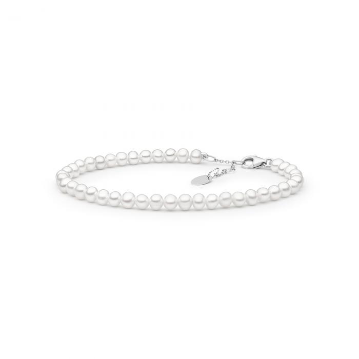 Elegantiška mažyčių Tikrų Perliukų apyrankė, 4.5mm