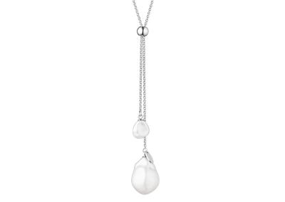 Didelio isksirtinio perlo pakabukas su grandinele sidabro siuolaikiskas 2023 dizaino  moteriskas  dovana gimtadienio Kaledu  zmonai merginai sesei dukrai vestuvems renginiiui originaus