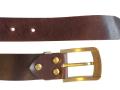 brass belt natural leather belt for gift christmas birsday