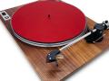 Odinis patefono padėklo kilimėlis is tikros naturalios odos sulaikantis vibracijas Leather Turntable Platter Mat SPLIT