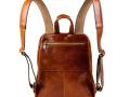 cognac brown leather backpack (3)