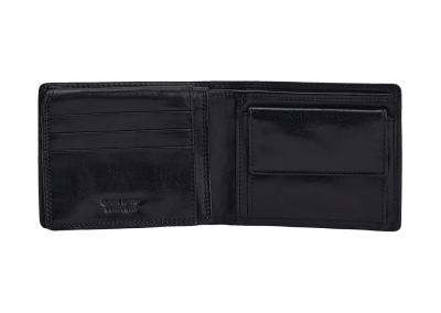 juoda prabangi  vyriska  odine pinigine vyrui is anturalios odos dovana gimtadieniui kaledoms su inicialais personalizuota brangi sunui teciui vyrui anukui seneliui vaikinui draugui broliui