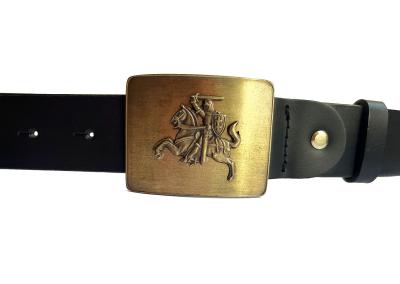 tautinis vyriskas odinis dirzas vyrui is odos dovana su vyciu zirgu raiteliu lietuviskas dirzas auksinis