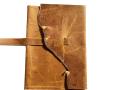 odine vintazine retro senoviska sendinta uzrasine aplankas burtu knyga magic book spell book RPG LARP D and D is naturalios tikros odos dovana fantastui geiemriui dienorastis uzrasine  2