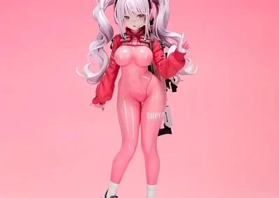 1 anime firurele mergina  su latekso drabuziais pink ruzava su sautuvu kolekcines manga