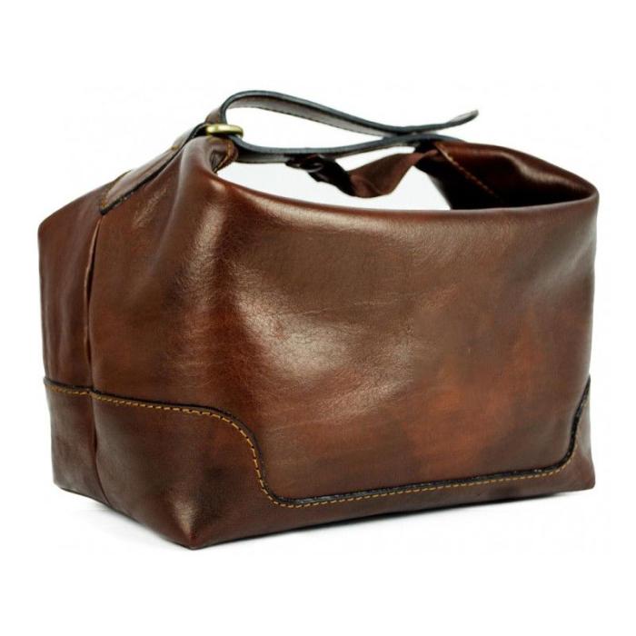 Vyriška kosmetinė | Kelioninis krepšys | Odinis higienos dėklas | Higieninių reikmenų krepšys