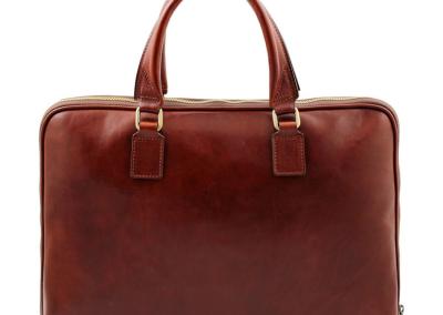 RUDAS odinis kompiuteriu krepsys is naturalios odos italiskas vyrams ir moterism dovan verslso partneriui vadovui direktoriui  verslininkei gimtadnei kaledu GRAVIRUOTAS