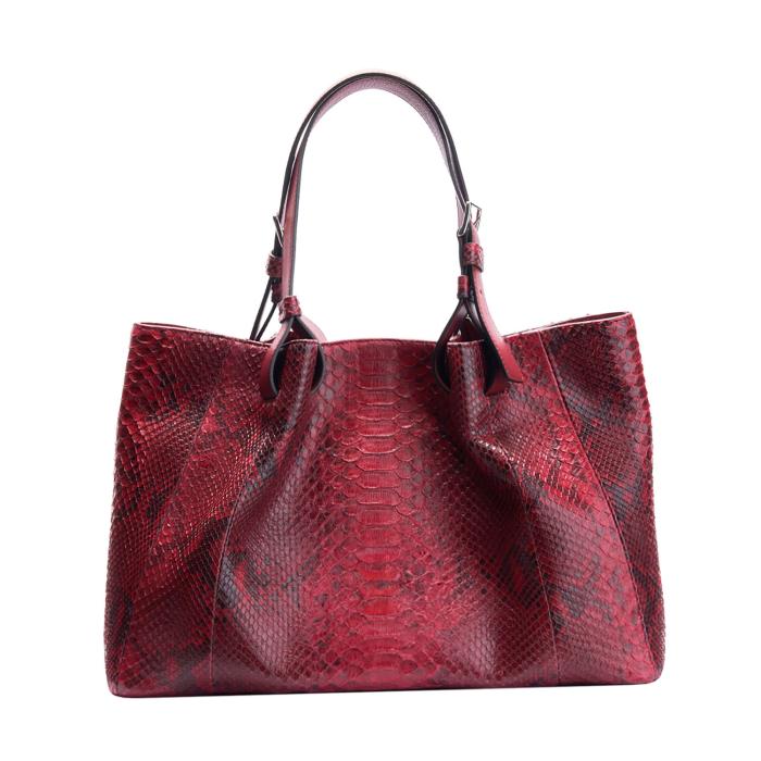 Pitono odos rankinė moterims – natūrali oda | Pagaminta Italijoje