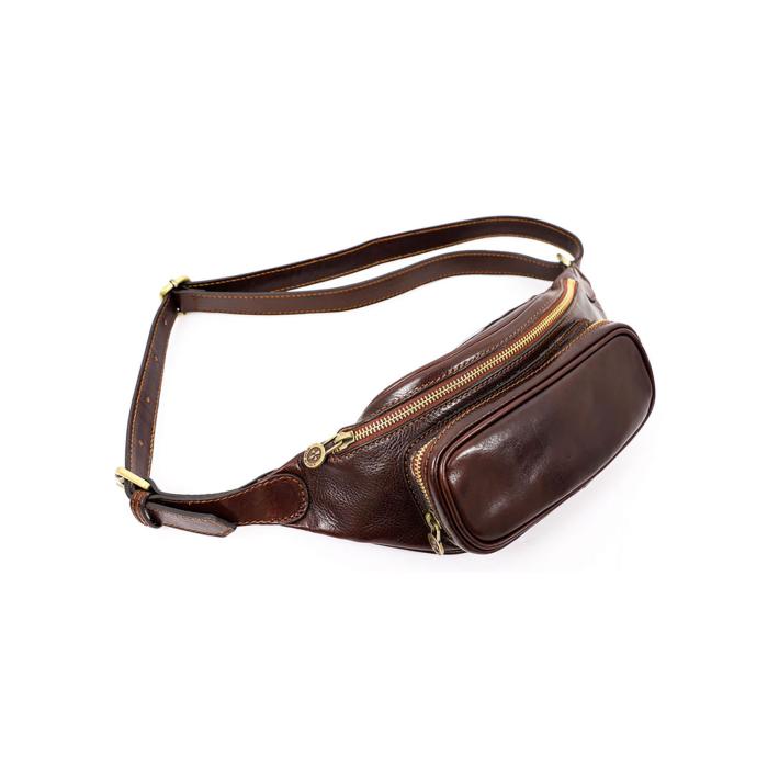 Odinė juosmens rankinė piniginė per liemeni vyrams ir moterims + Inicialai