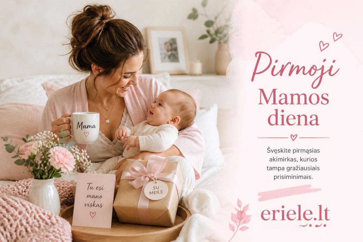 Pirmoji mamos diena jaunai mamai