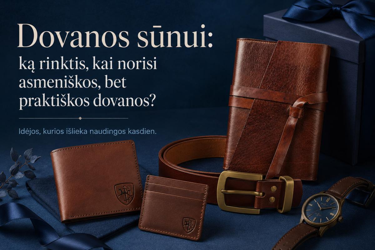 Dovanos sūnui pagal jo kasdienybę  kortelių dėklai, rašikliai, stalo aksesuarai ir santūrios idėjos su inicialais. ERIELE.lt