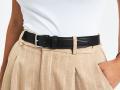 unisex Juodas plonas  siauras dirzas kostiuminems kelnems i ofisa biura renginius oficialus neutralus 3cm reguliuojamo ilgio 80 90 100 110 120 130 cm su inicialis personalizuota dovana