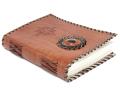 Odinė užrašinė – Black onyx & Compas Notebook (17x12 cm)