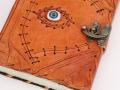 Odinė užrašinė – Light Brown Tan Book - Evil Eye Decor - 20x15cm
