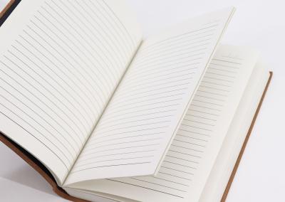 Odinė užrašinė – Black Tan Daily Notebook - 20x15cm
