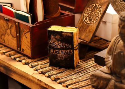 Odinė užrašinė – Fat Deckled Edge Leather Notebooks (5x3.5