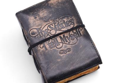 Odinė užrašinė – Fat Deckled Edge Leather Notebooks (5x3.5