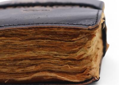 Odinė užrašinė – Fat Deckled Edge Leather Notebooks (5x3.5