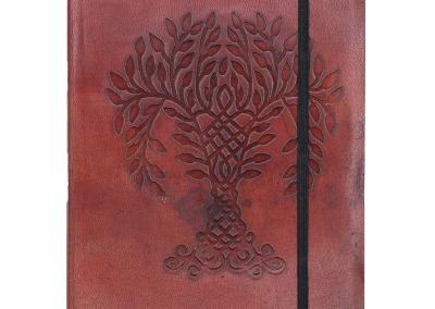 Odinė užrašinė – Medium Notebook with strap - Tree of Life